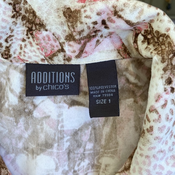 Chico’s Addition Pink Multi Colored Jacket - Picture 8 of 8